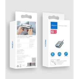 Rock - RCB0770 CA03 USB-A auf Typ-C 3.0 Adapter, Schwarz – Bild 1