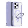 iPhone 16 Pro Max - Dux Ducis -Skin X Pro Series Hülle mit MagSafe und 360° Ring Stand, Violett