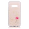 Samsung Galaxy S10e - One Rose & Gold flakes