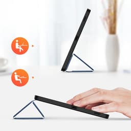 Samsung Galaxy Tab S10+ / S9+ / S9 FE Plus - Serie Dux Ducis Domo, custodia flip agganciabile, blu – Bild 4