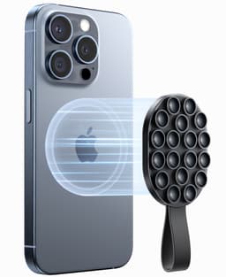 Joyroom - Magnetic suction cell phone holder, black (JR-ZS393-S) – Bild 1
