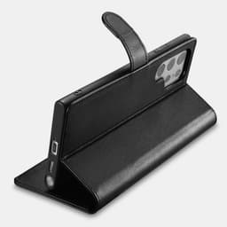 Samsung S22 Ultra - Echtleder Flip Case braun (AKSM06) – Bild 5