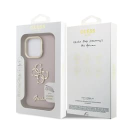 iPhone 16 Pro Max Guess - Custodia Camera Frame Rosa GUHCP16XPCS4GSP – Bild 5