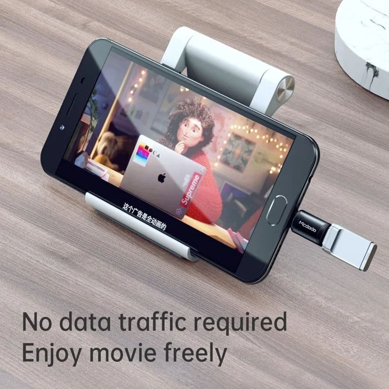 McDodo - USB-C to MIcro-USB Adapter, Schwarz – 4