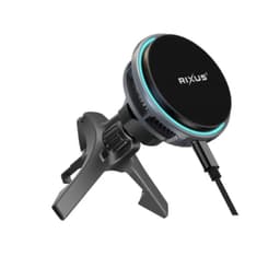 Rixus - Magnetic Wireless Car Charger Holder (RXWC21) - 15W - Magsafe - Schwarz – Bild 1