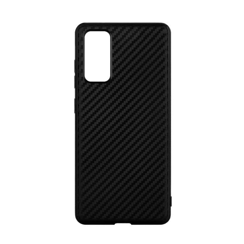 Samsung Galaxy A52 - Robustes TPU-Case mit Carbon-Optik, Schwarz