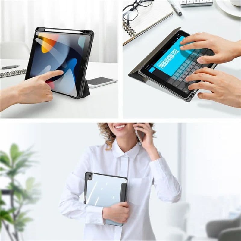 iPad 10 (2022) / iPad 11 (2025) - Dux Ducis Toby Series, Schwarz – 4