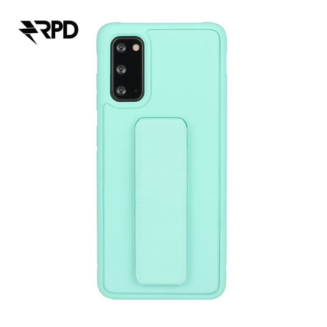 Samsung Galaxy S20 Plus - RPD Hand Holder Backcase avec support de poignée intégré, turquoise