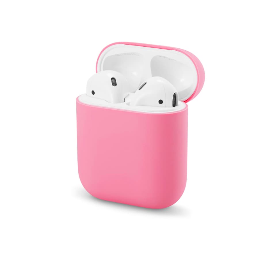 Airpods 1+2° generazione - Custodia in silicone da appendere rosa – 3