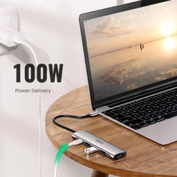 Ugreen – USB-C Hub 5-in-1 (4x USB-A + HDMI) (CM136 / 70495), grau/schwarz – Bild 3