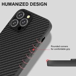 iPhone 7/8/SE 2020/SE 2022 - Robustes TPU-Case mit Carbon-Optik, Schwarz – Bild 4