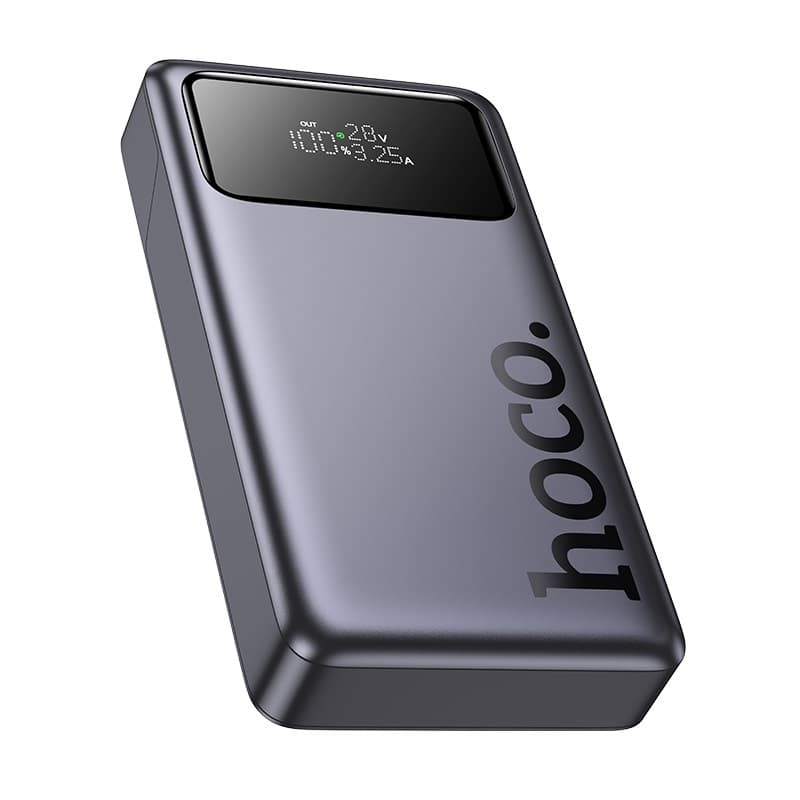Hoco Q40 Leader PD65W Powerbank con display digitale, 25000mAh, grigio scuro – 4