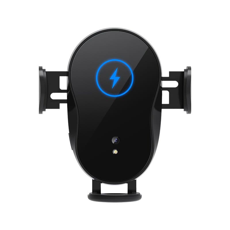 Caricabatterie da auto - Supporto wireless per telefono cellulare XS - Caricabatterie da auto da 15 W, nero