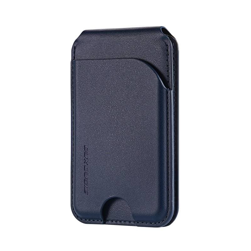 iPhone 12/13/14/15/16 Series . Dux Ducis Portefeuille en cuir magnétique avec MagSafe, bleu – 4