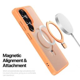 Samsung Galaxy S26 Ultra - Dux Ducis Yind Series with Magsafe and stand function in orange – Bild 5