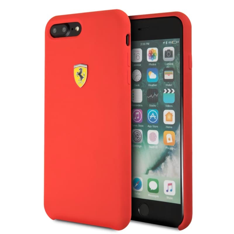 iPhone 7 Plus / 8 Plus – Scuderia Ferrari Silikon-Case, Rot