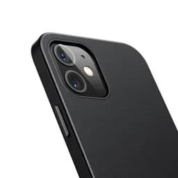 iPhone 12 Mini - Étui en similicuir Baseus, noir – Bild 5