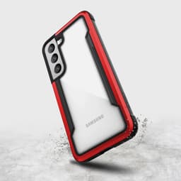 Samsung Galaxy S22 - Raptic/X-Doria Defense Shield Case with red frame – Bild 5