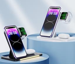 REMAX - RP-W70 Wireless Charger, Schwarz – Bild 3