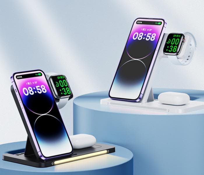 REMAX - Caricabatterie wireless RP-W70, nero – 3