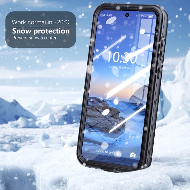 Samsung Galaxy A37 - Redpepper IP68 Mars Series Waterproof Outdoor Case with Magsafe, black