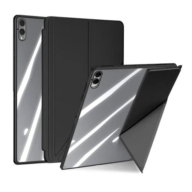 Samsung Galaxy Tab S11 Ultra - Dux Ducis Magi Series, étui à rabat relevable, noir