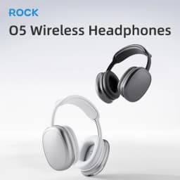 ROCK O5 - HiFi Wireless Headphones, Silver – Bild 7