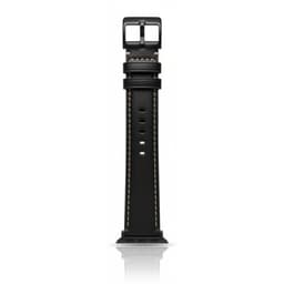 Apple Watch - Cinturino in pelle (44-49 mm) - Nero con fibbia nera – Bild 1