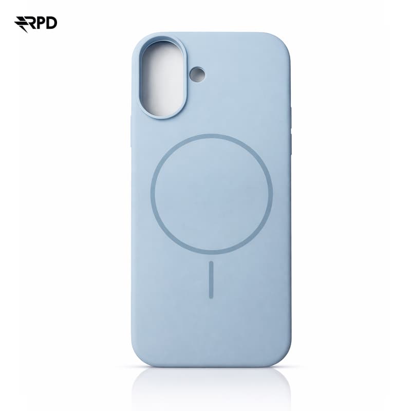 iPhone 17 - MagSafe Slimline Silikon Case, Hellblau