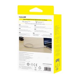 Baseus Titanium Alloy Fast Charging Cable USB-C to C, 100W, 1m, white – Bild 5