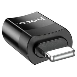 Hoco UA17 iPhone Lightning Male to Type-C female USB2.0 Adapter, schwarz – Bild 2