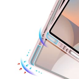 Samsung Galaxy Tab S11 - Dux Ducis Magi Series, étui à rabat relevable, rose – Bild 5