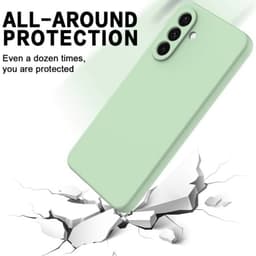 Samsung Galaxy S25 FE - Housse de protection en silicone, vert – Bild 5