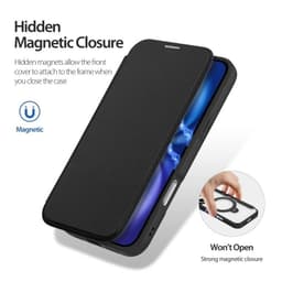 iPhone 17 - Dux Ducis Skin X Pro Series Case with MagSafe Stand, Black – Bild 5
