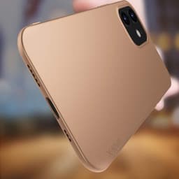 iPhone 12 Mini - X-Level Guardian Backcase aus TPU, ultra dünn & flexibel, Kameraschutz, Gold – Bild 2