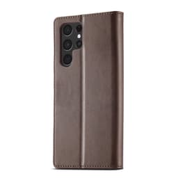 Samsung Galaxy S26 Ultra - LC.IMEEKE Etui portefeuille avec 3 fentes pour cartes & fermeture magnétique, marron – Bild 5