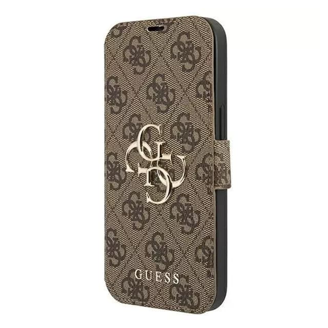 iPhone 13 Pro - Guess Book Case Brown GUBKP13L4GMGBR