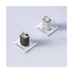 McDodo - Caricabatterie FreeGo 67W GaN con cavo retrattile, bianco – Bild 8