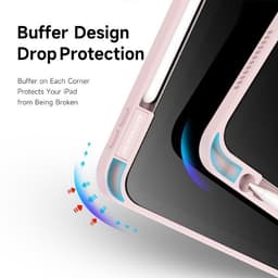 iPad Air 4/5/6 10.9 - Serie Dux Ducis Magi, custodia flip stand-up, rosa – Bild 8
