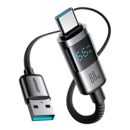 Joyroom Digital Display Fast Charging Cable (S-A16Pro) Type-A to Type-C, 1.2m, Schwarz – Bild 2