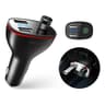 Rock - B300 - 2-port USB car charger with FM transmitter, black