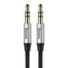 Baseus - Yiven - Audio cable (AUX to AUX), 1m, silver+black (CAM30-BS1)