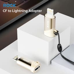 Rock - RCL0021 Adapter USB Typ-C Female zu Lightning Adapter männlich, Gold – Bild 9