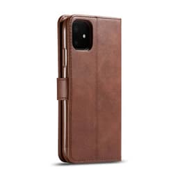 iPhone 17 Pro - LC.IMEEKE Wallet Etui mit 3 Kartenfächern & Magnetverschluss, Braun – Bild 5