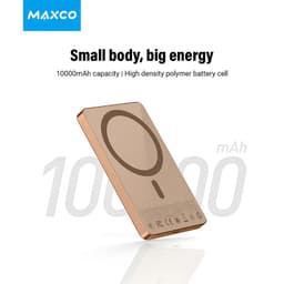 Maxco MP38 - Powerbank 5000mAh, MagSafe kompatibel, ultraslim, leicht und tragbar, bronze – Bild 4