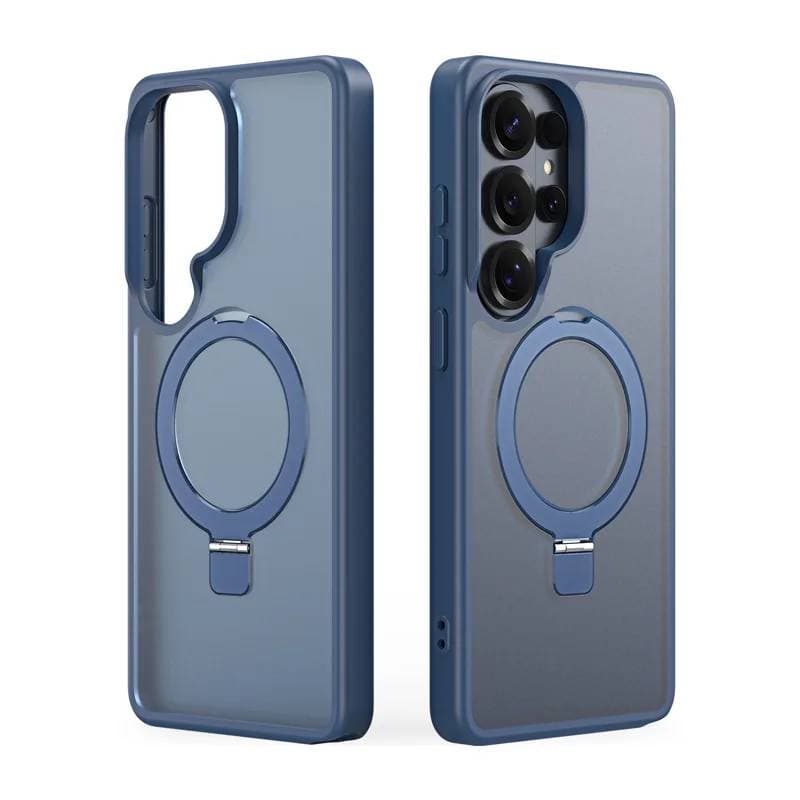 Samsung Galaxy S26 Ultra - Serie Dux Ducis Yind con funzione Magsafe e stand in blu scuro – 2