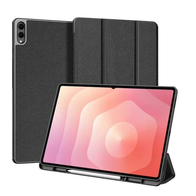 Samsung Galaxy Tab S11 Ultra - Dux Ducis Domo Series, étui à rabat relevable, noir
