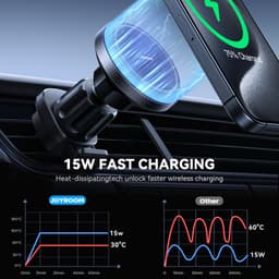 Joyroom JR-ZS387 - Magnetic car charger with fan, black – Bild 3