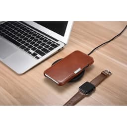iPhone 11 Pro - iCarer Luxury Series Echtleder Flip Case, Braun (RIX1107-BN) – Bild 9