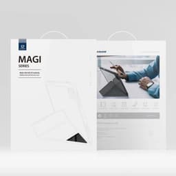 Custodia flip per iPad 11" (2025) / iPad 10,9" (2022) Dux Ducis Serie Magi, nero – Bild 9